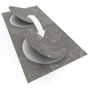 FORBO Allura Material  63523DR7 grigio concrete circle